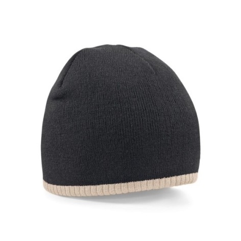 Two-Tone Pull-On Beanie