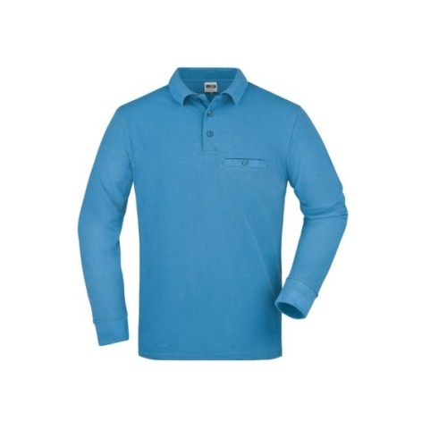 Men's Workwear Polo Pocket Longsleeve