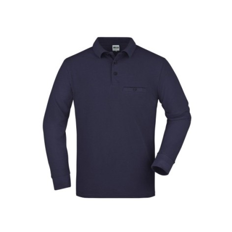 Men's Workwear Polo Pocket Longsleeve