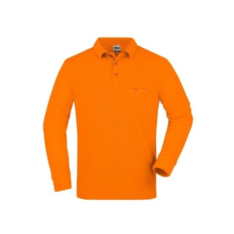 Men's Workwear Polo Pocket Longsleeve