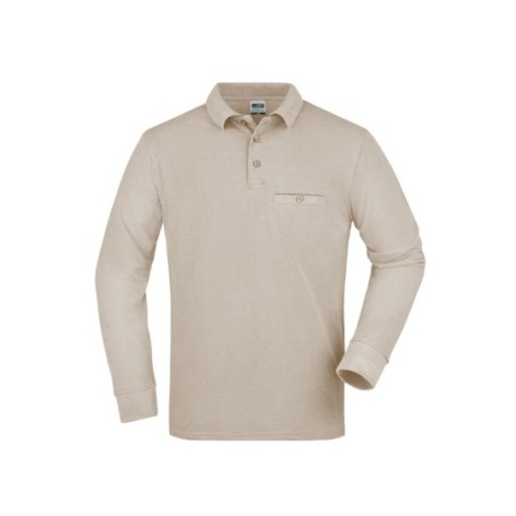 Men's Workwear Polo Pocket Longsleeve