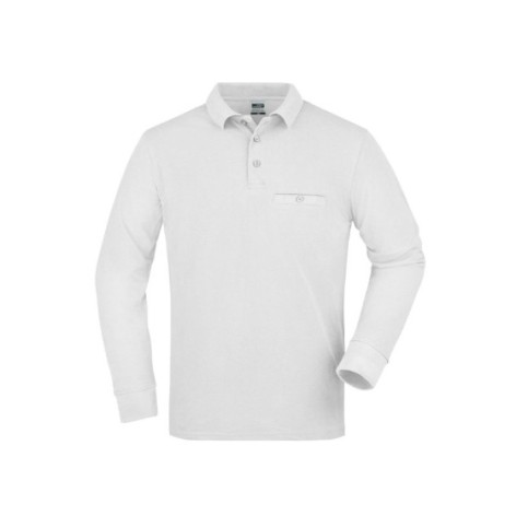 Men's Workwear Polo Pocket Longsleeve