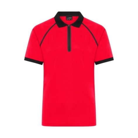 Men's Zip-Polo