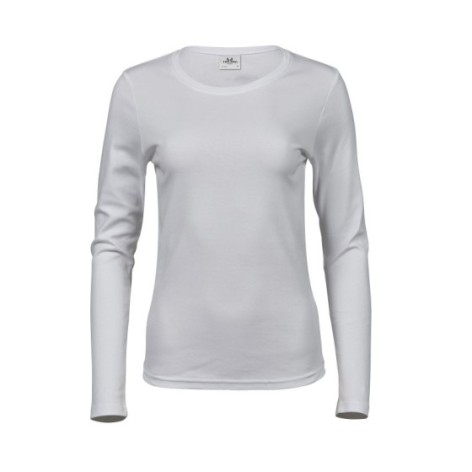 Ladies  Long Sleeve Interlock Tee