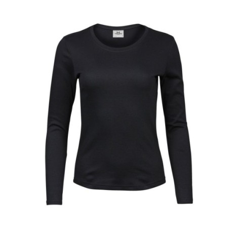 Ladies  Long Sleeve Interlock Tee