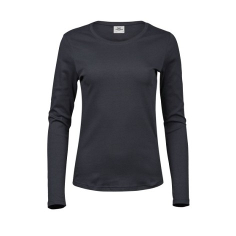 Ladies  Long Sleeve Interlock Tee