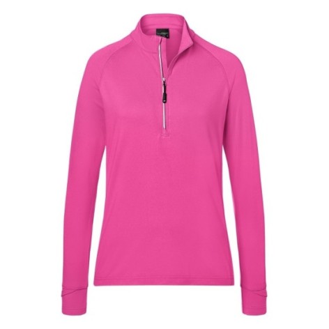 Ladies' Sports  Shirt Halfzip