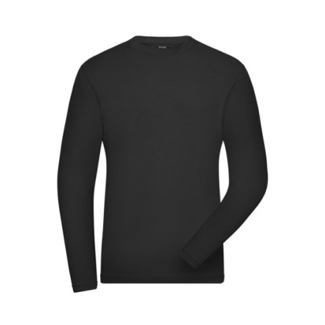 Men's Bio Stretch-Longsleeve Work - Solid