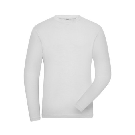 Men's Bio Stretch-Longsleeve Work - Solid