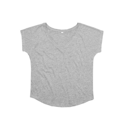 Women's Loose Fit V Neck T