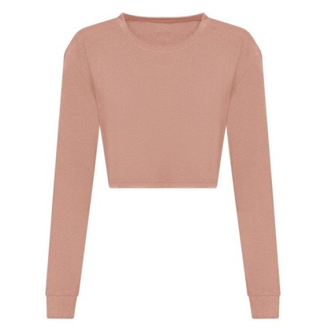 Womenâs Long Sleeved Cropped T