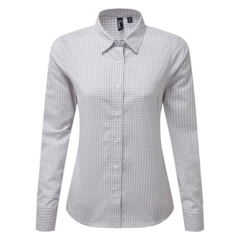 âMaxtonâ Check - Women's Long Sleeve Shirt