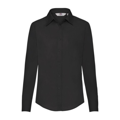 Ladies Poplin Shirt Long Sleeve