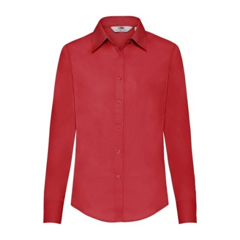 Ladies Poplin Shirt Long Sleeve