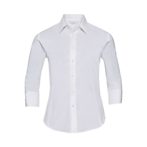 Ladies' 3/4 Sleeve Easy Care Fitted Shirt