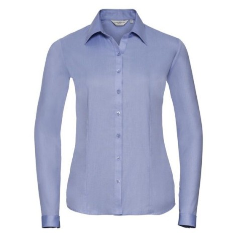 Ladies' Long Sleeve Tailored Herringbone Shirt