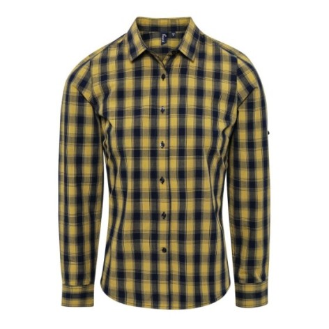 Ladies' LSL 'Mulligan' Check Cotton Bar Shirt     t