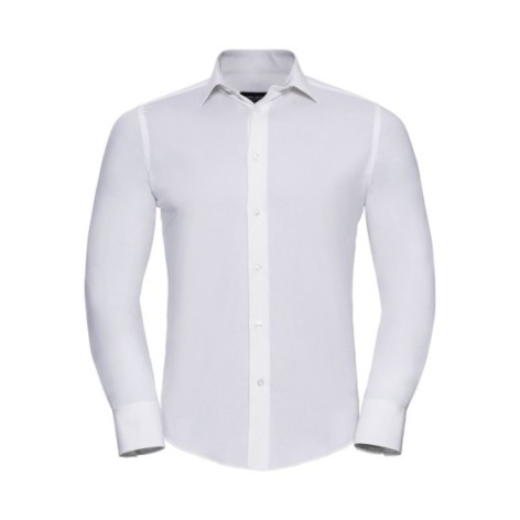 Men's Long Sleeve Easy Care Fitted Shirt