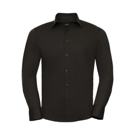 Men's Long Sleeve Easy Care Fitted Shirt