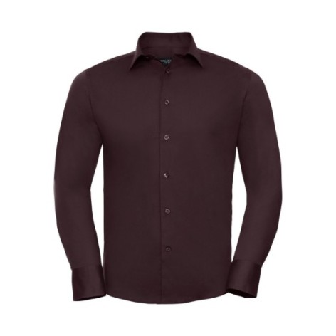 Men's Long Sleeve Easy Care Fitted Shirt