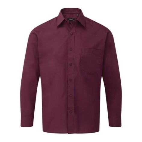 Men's Long Sleeve Poplin Shirt