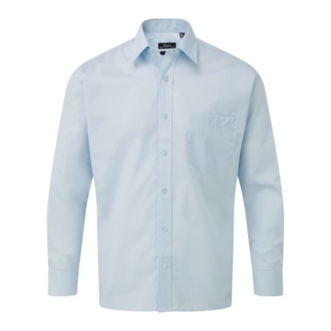 Men's Long Sleeve Poplin Shirt