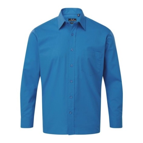 Men's Long Sleeve Poplin Shirt