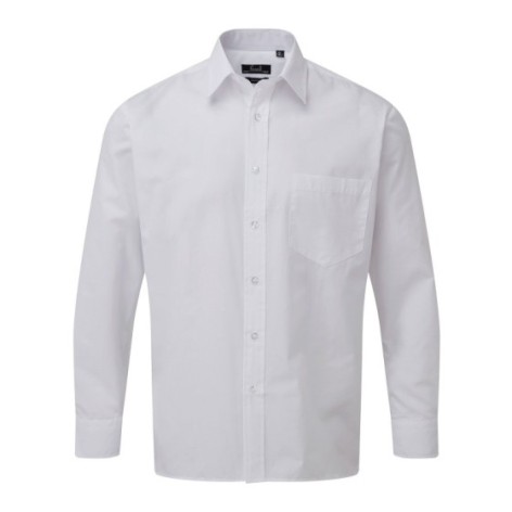 Men's Long Sleeve Poplin Shirt