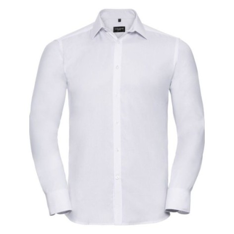 Men's Long Sleeve Tailored Herringbone Shirt