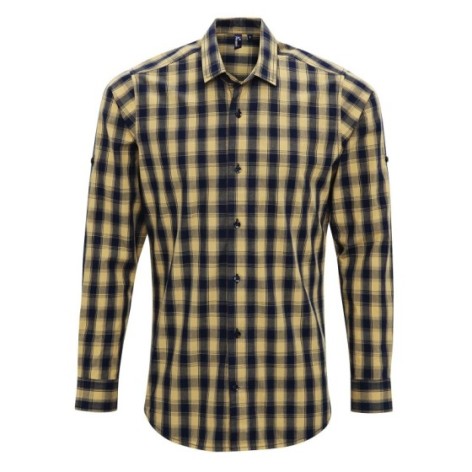 Men's LSL 'Mulligan' Check Cotton Bar Shirt