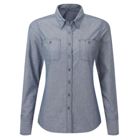 Women's Organic Chambray Fairtrade Shirt