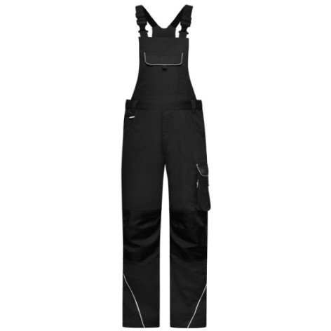 Workwear Pants With Bib - Solid