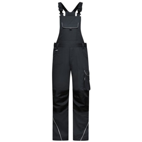 Workwear Pants With Bib - Solid