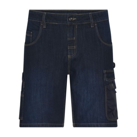 Workwear Stretch Bermuda-Jeans