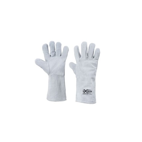 Guanto pelle crosta bovino felpato e foderato cm 35 X-Glove xglove