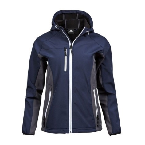 Ladies Hooded Lightweight Performance Softshell