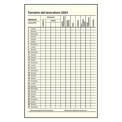 AGENDA TASCABILE GIORNALIERA