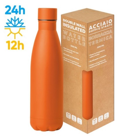 STEEL MAT BOTTLE 500 FLAT