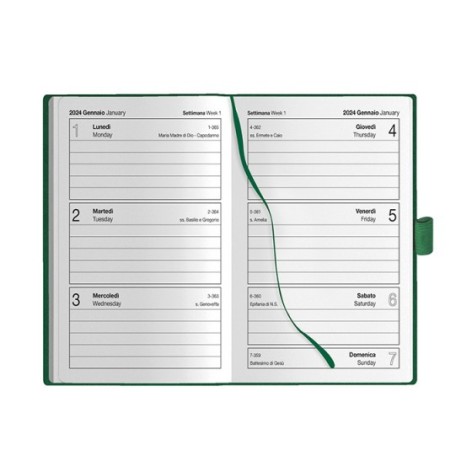 AGENDA TASCABILE SETTIMANALE