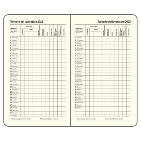 AGENDA SETTIMANALE