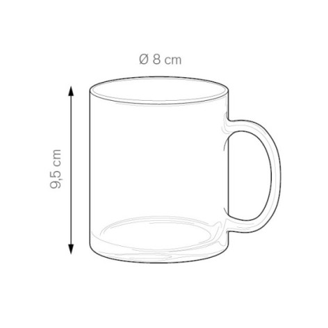 GLASS COLOR MUG