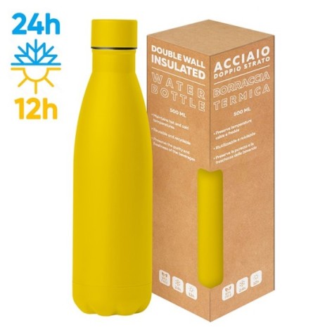 STEEL MAT BOTTLE 500 FLAT