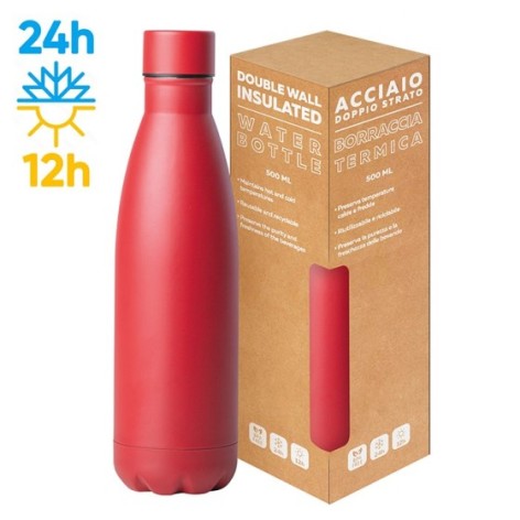 STEEL MAT BOTTLE 500 FLAT