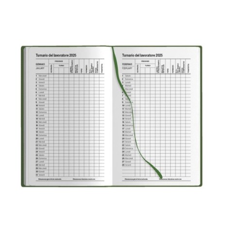 AGENDA TASCABILE SETTIMANALE