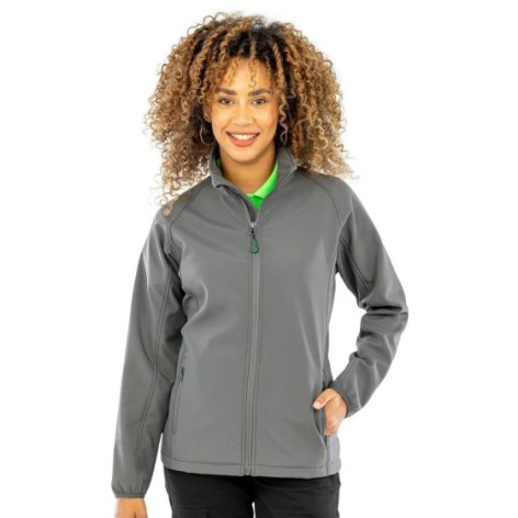 Women's Recycled 2 Layer printable Softshell Jacket