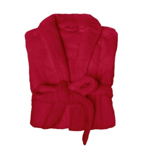 Coral Fleece Bathrobe Shawl Collar