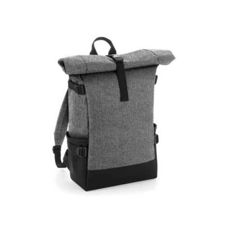 Block Roll-Top Backpack