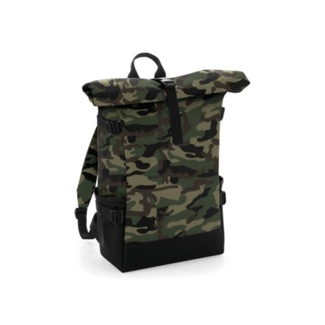 Block Roll-Top Backpack