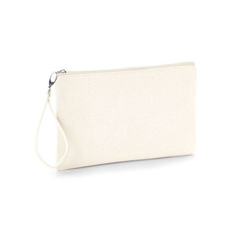 Canvas Wristlet Pouch