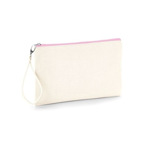 Canvas Wristlet Pouch